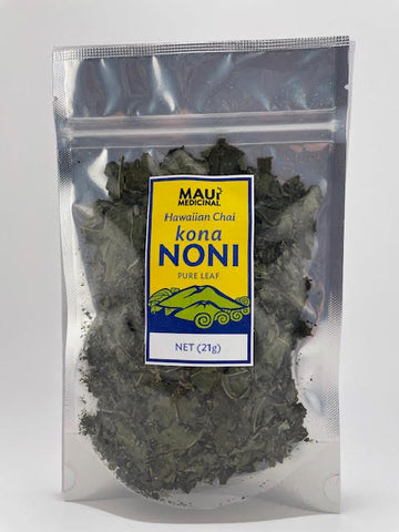 Noni Leaf Tea 3/4oz. * Hawaiian Chai * "Mauifarmacy Grown & Packaged on Maui"