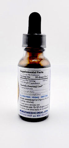 Soursop Graviola Leaf 1oz Extract