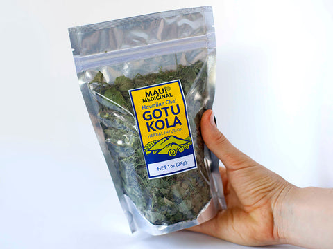 Gotu kola Tea - Hawaiian Chai - 3/4oz *Mauifarmacy Grown* USA ( Max. order 4 Please )