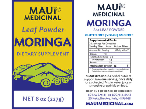 Moringa Powder 8oz (Organic)