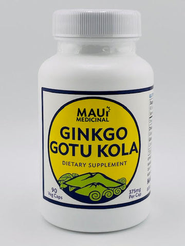 Ginkgo + Gotu Kola 90 Vcaps - 375 mg per capsule