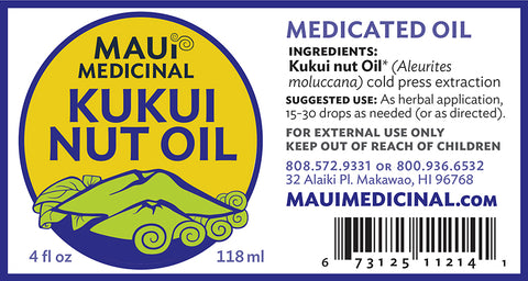 Kukui Nut Oil 4oz