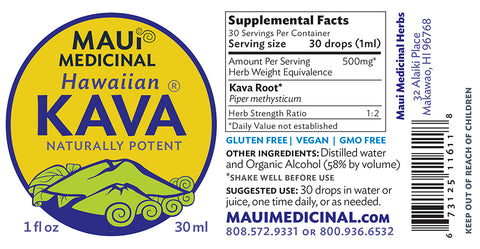 Hawaiian KAVA 1 oz Extract