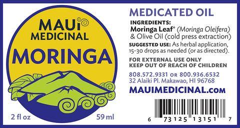 Moringa Medicated Oil - 2oz