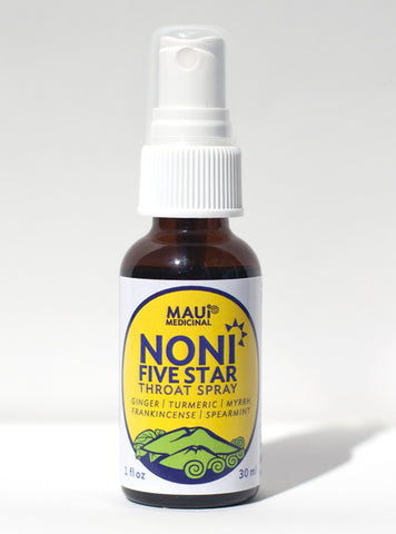 Noni Five Star 1oz. Throat Spray - Quality Blend