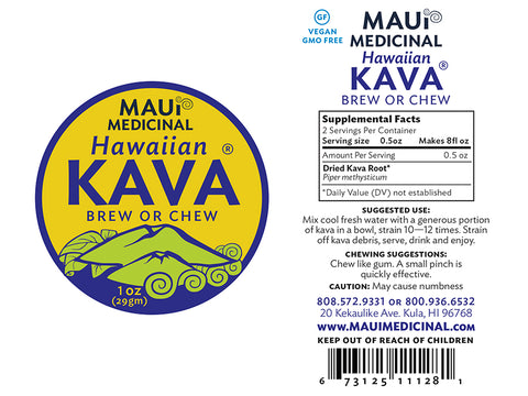 Hawaiian Kava® Brew or Chew 1oz