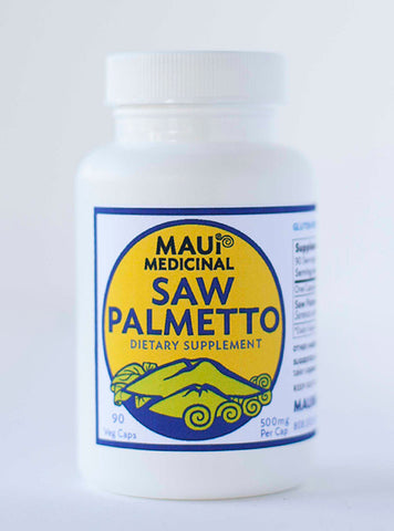Saw Palmetto 90 Vcaps - 500 mg per capsule - USA Grown