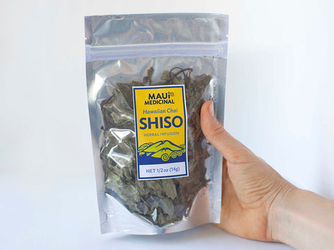Shiso Leaf Tea - Hawaiian Chai "Mauifarmacy Grown Perilla"
