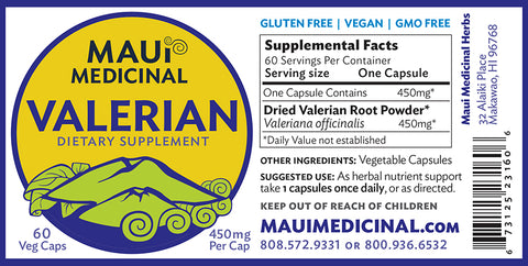 Valerian 60 - 450 mg Vcaps